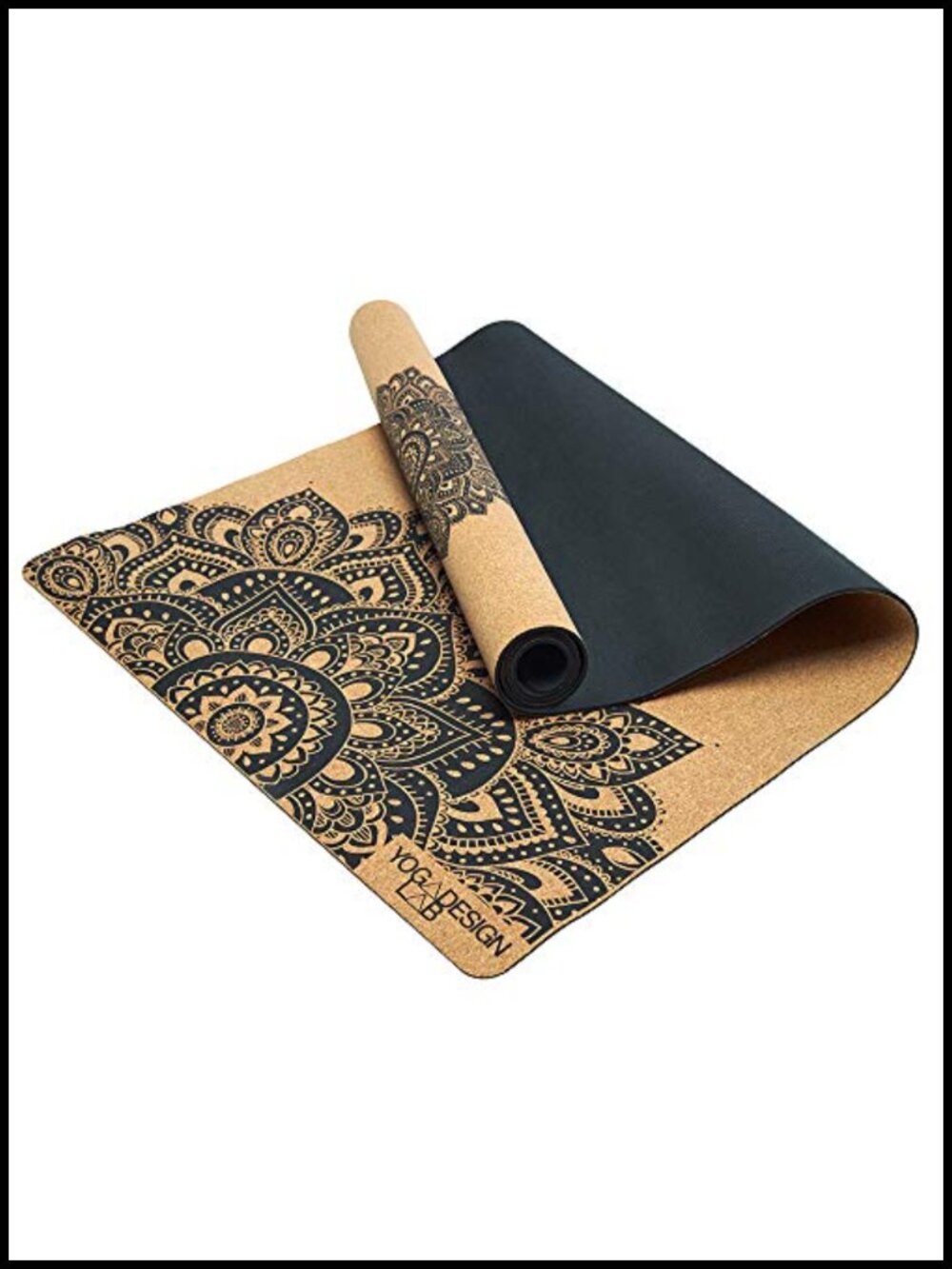 Cork Yoga Mat Eco Luxury Natural Rubber Base Non-Slip Studio Quality
